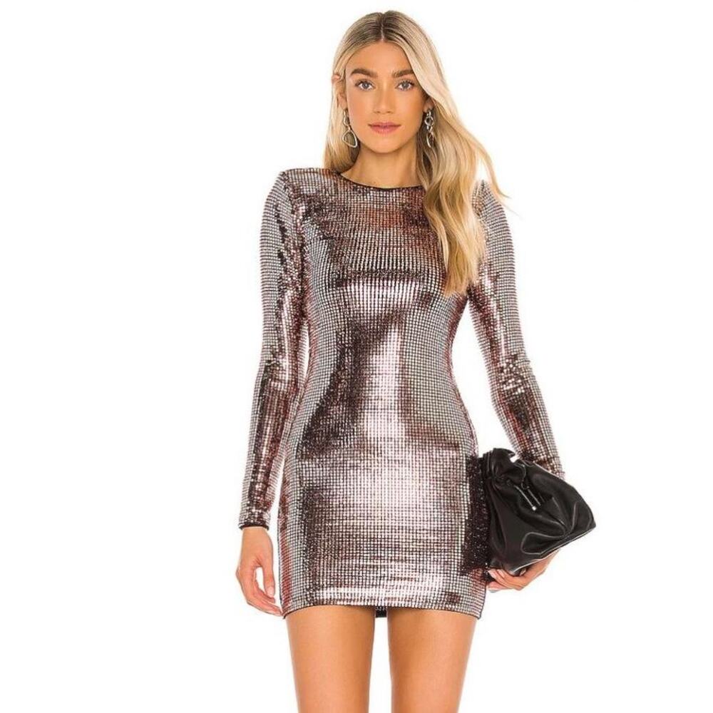Hours Aubry Mini Dress Sequin Mini Dress size small